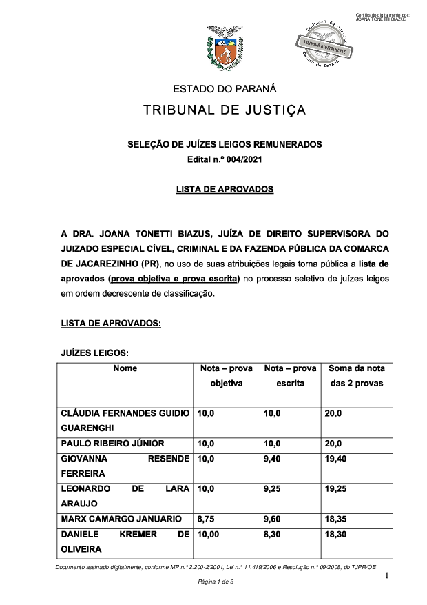 Disponibilizado em 30/11/2021