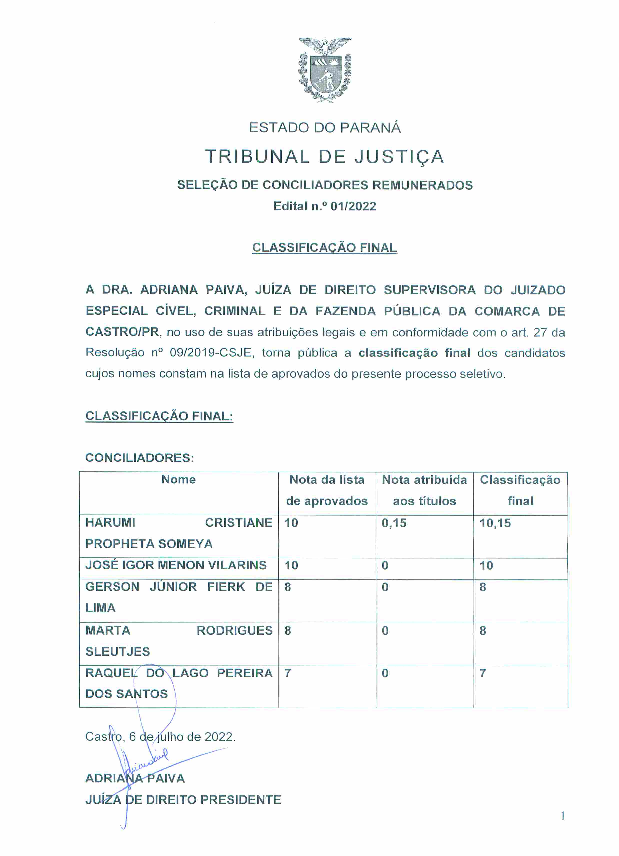 Disponibilizado em 07/07/2022