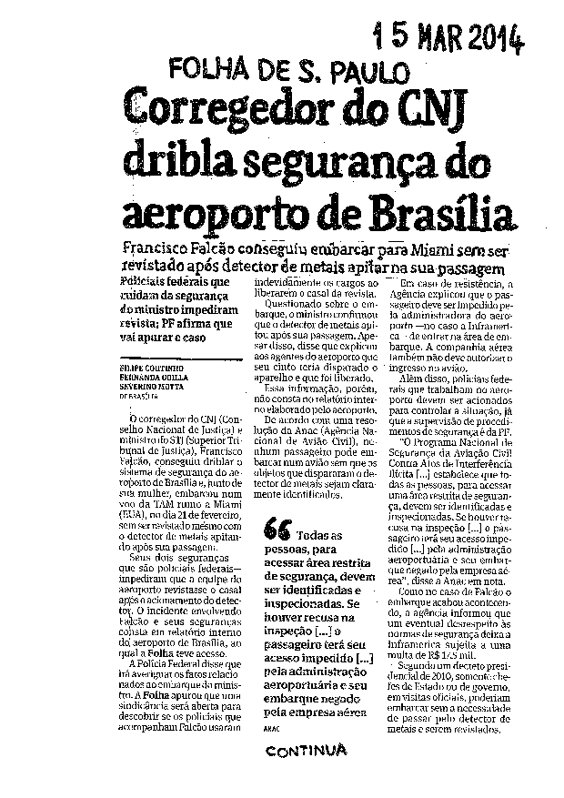 Clipping - 15, 16 e 17 de março